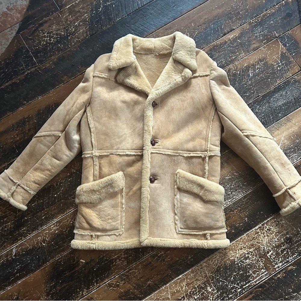 Vintage Sheepskin Shearling Coat | no tags, approx Mens Size M/L